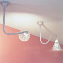 Load image into Gallery viewer, Pipe LED Pendant Light in Detail.