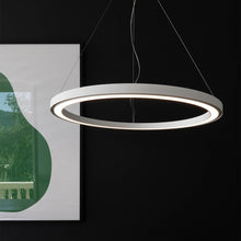 Load image into Gallery viewer, Ripple LED Pendant Light in Detail.