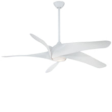 Load image into Gallery viewer, Artemis XL5 LED Ceiling Fan in White / Etched Opal.