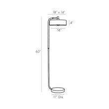 Load image into Gallery viewer, Aaron Floor Lamp - line drawing.