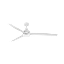 Load image into Gallery viewer, Artiste LED Ceiling Fan in Matte White (72-Inch).