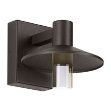 Load image into Gallery viewer, Ash Cylinder Outdoor LED Wall Light in 8-Inch / Bronze/High Output / 2700K/None.
