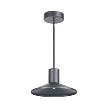 Load image into Gallery viewer, Ash Outdoor LED Pendant Light in Black.