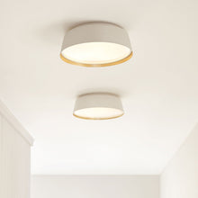 Load image into Gallery viewer, Asher Flush Mount Ceiling Light in living room.