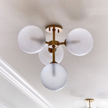 Load image into Gallery viewer, Ashleigh 4-Light LED Semi-Flush Mount Ceiling Light - Additional image.