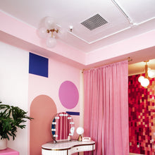 Load image into Gallery viewer, Ashleigh 4-Light LED Semi-Flush Mount Ceiling Light in bedroom.