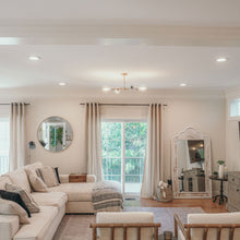 Load image into Gallery viewer, Asime Pendant Light in living room.