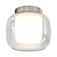 Load image into Gallery viewer, Aquina LED Semi Flush Mount Ceiling Light in Polished Chrome (1-Light).