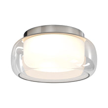 Load image into Gallery viewer, Aquina LED Semi Flush Mount Ceiling Light in Polished Chrome (2-Light).
