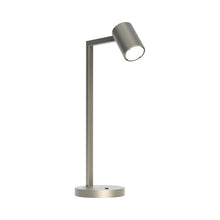 Load image into Gallery viewer, Ascoli Desk Lamp in Matt Nickel.