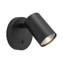 Load image into Gallery viewer, Ascoli Switched Wall Light in Matt Black.