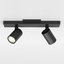 Load image into Gallery viewer, Ascoli Twin Semi Flush Ceiling Light in Detail.