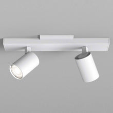 Load image into Gallery viewer, Ascoli Twin Semi Flush Ceiling Light in Detail.