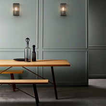 Load image into Gallery viewer, Avignon Square Wall Light in dining room.