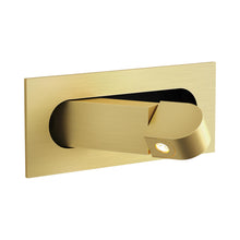 Load image into Gallery viewer, Digit LED Reading Wall Light in Matt Gold.
