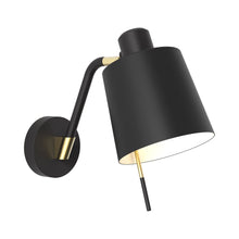 Load image into Gallery viewer, Edward LED Wall Light in Matt Black (No Switch).