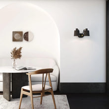 Load image into Gallery viewer, Edward Twin LED Wall Light in living room.