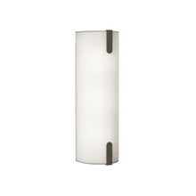 Load image into Gallery viewer, Elba Wall Light in White Fabric (Short).