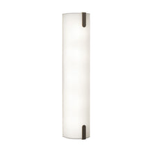 Load image into Gallery viewer, Elba Wall Light in White Fabric (Tall).