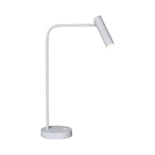 Load image into Gallery viewer, Enna LED Desk Lamp in Matt White.