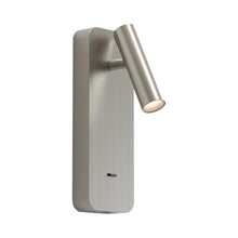 Load image into Gallery viewer, Enna LED Wall Light with USB in Matt Nickel.