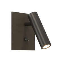Load image into Gallery viewer, Enna Square LED Wall Light in Bronze.