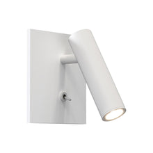Load image into Gallery viewer, Enna Square LED Wall Light in Textured White.