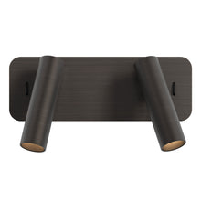 Load image into Gallery viewer, Enna Twin LED Wall Light in Detail.
