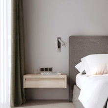 Load image into Gallery viewer, Keta LED Reading Wall Light in bedroom.