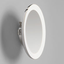 Load image into Gallery viewer, Mascali Round LED Magnifying Mirror in Detail.