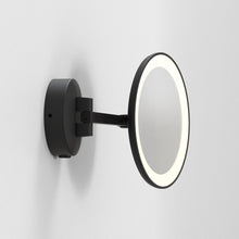 Load image into Gallery viewer, Mascali Round LED Magnifying Mirror in Detail.