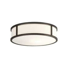 Load image into Gallery viewer, Mashiko Round Flush Mount Ceiling Light in Bronze (Medium).