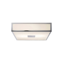 Load image into Gallery viewer, Mashiko Square Flush Mount Ceiling Light in Polished Chrome (Medium).