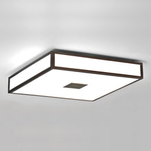 Load image into Gallery viewer, Mashiko Square Flush Mount Ceiling Light in Detail.