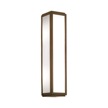Load image into Gallery viewer, Mashiko Square Wall Light in Bronze.