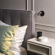 Load image into Gallery viewer, Micro Recess LED Wall Light in bedroom.