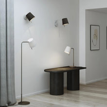 Load image into Gallery viewer, Mitsu LED Table Lamp in living room.