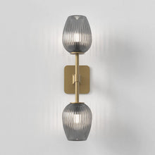 Load image into Gallery viewer, Tacoma Twin LED Wall Light in Detail.