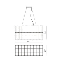 Load image into Gallery viewer, Argyle Chandelier - line drawing.