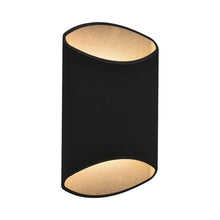 Load image into Gallery viewer, Avenue Outdoor Cylindrical Wall Light in Short/Black.