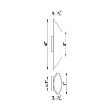 Load image into Gallery viewer, Avenue Outdoor Cylindrical Wall Light - line drawing.