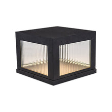 Load image into Gallery viewer, Avenue Outdoor Post Mount in Black (9-Inch).