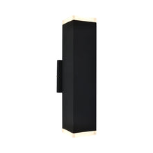 Load image into Gallery viewer, Avenue Outdoor Wall Light in Black (12-Inch).