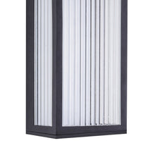 Load image into Gallery viewer, Avenue Ribbed Outdoor Wall Light in Detail.