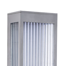 Load image into Gallery viewer, Avenue Ribbed Outdoor Wall Light in Detail.