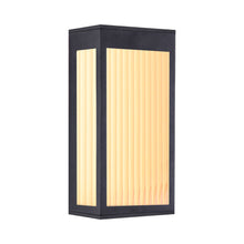 Load image into Gallery viewer, Avenue Ribbed Outdoor Wall Light in Detail.