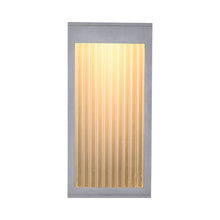 Load image into Gallery viewer, Avenue Ribbed Outdoor Wall Light in Detail.