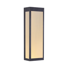 Load image into Gallery viewer, Avenue Ribbed Outdoor Wall Light in Detail.