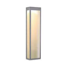 Load image into Gallery viewer, Avenue Ribbed Outdoor Wall Light in Detail.