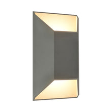 Load image into Gallery viewer, Avenue Outdoor Up Down Wall Light in Short/Silver.